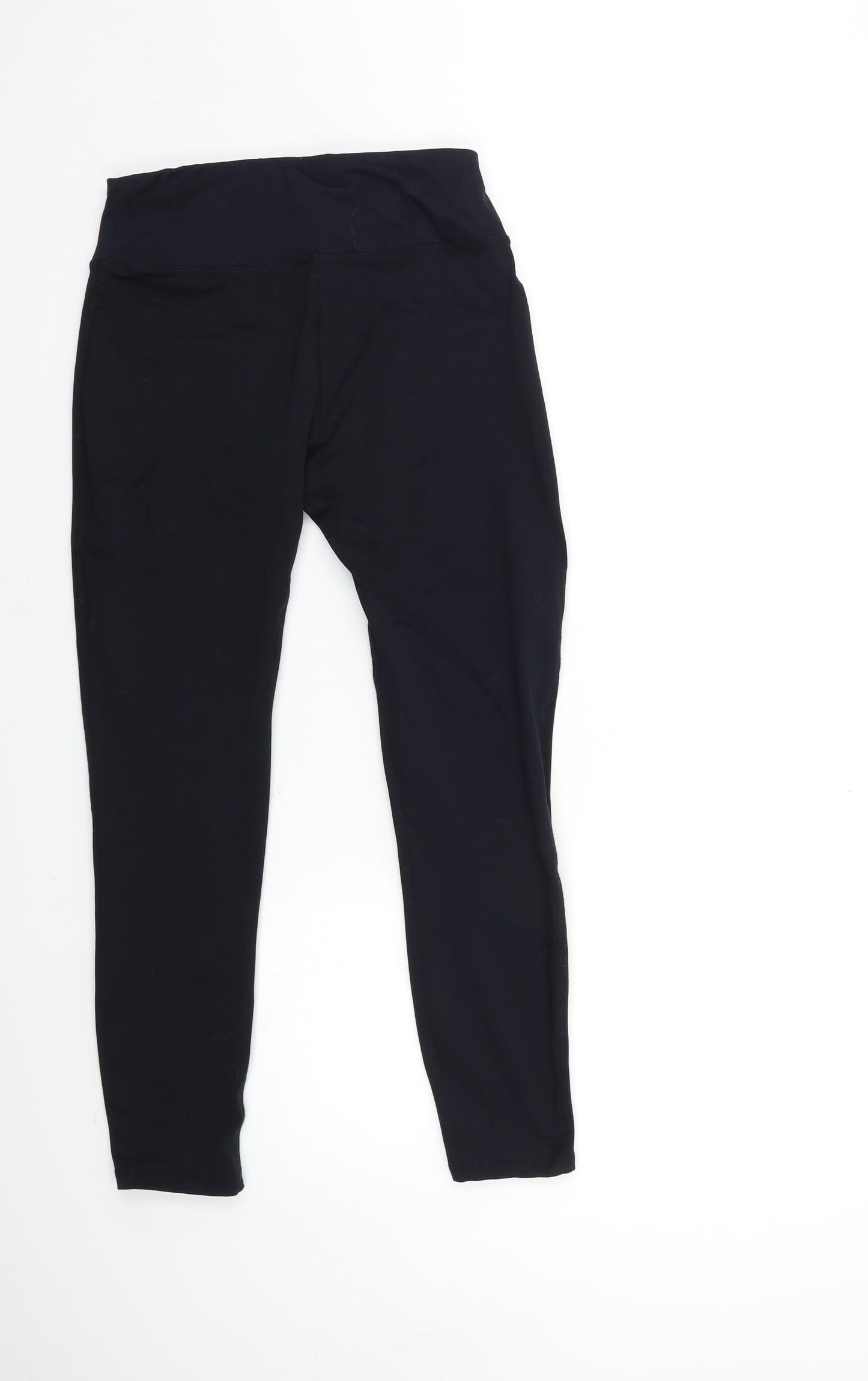 Crane Womens Black   Compression Leggings Size 8 L27 in