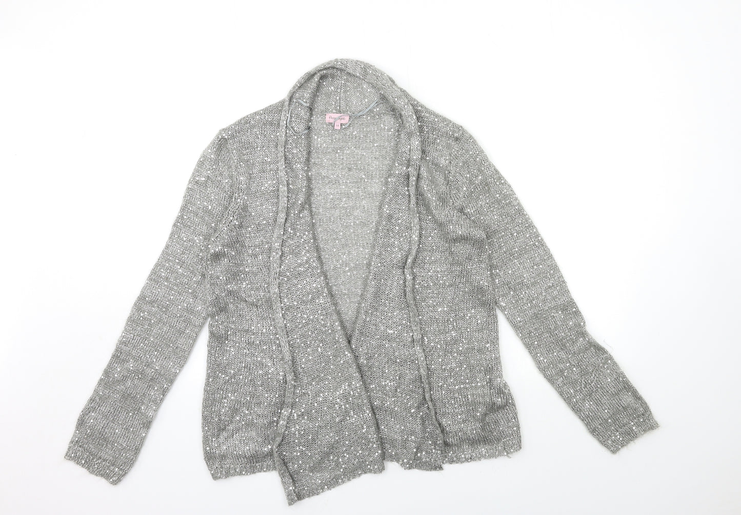 Phase Eight Womens Grey  Knit Cardigan Jumper Size 14