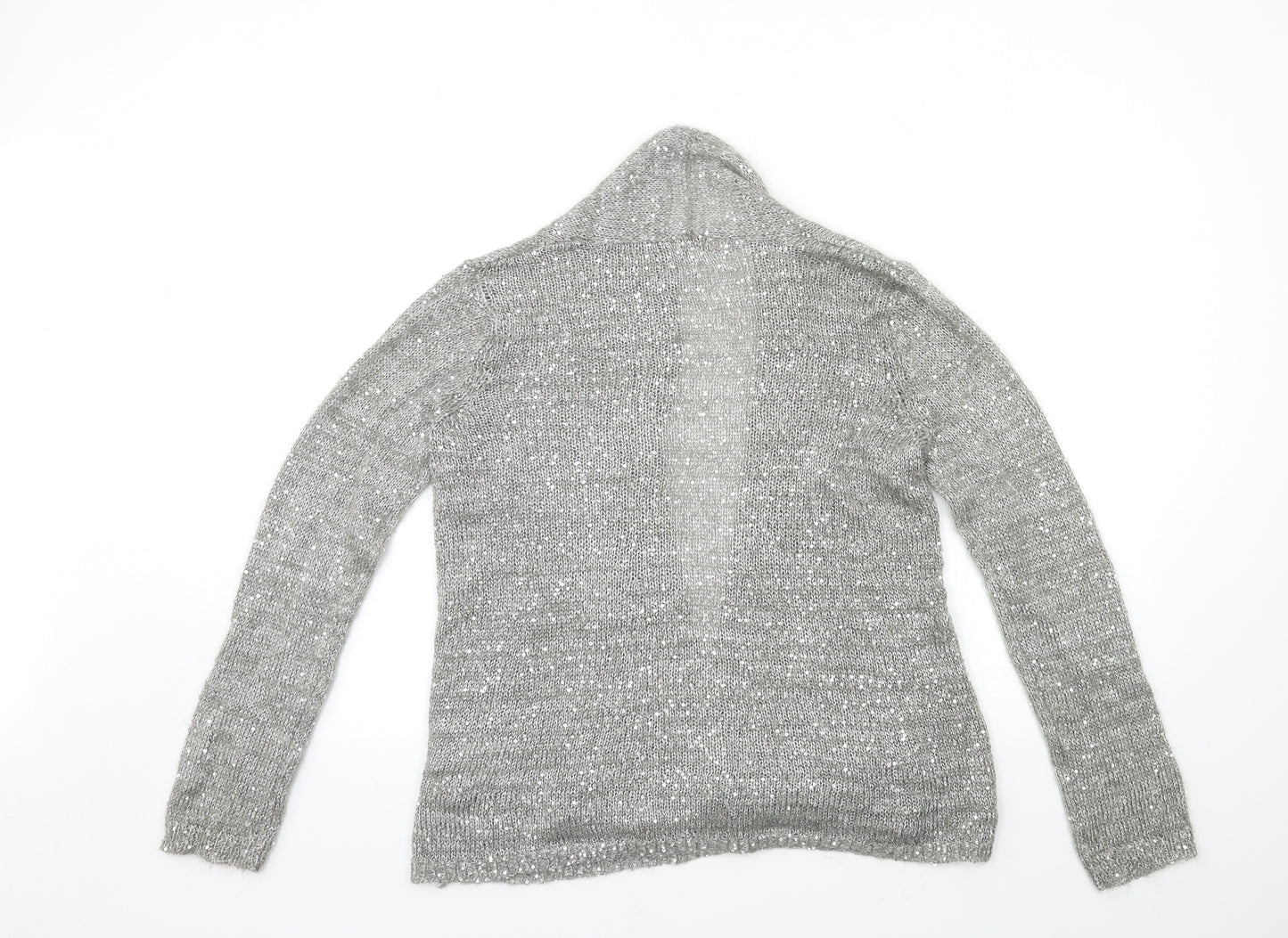 Phase Eight Womens Grey  Knit Cardigan Jumper Size 14