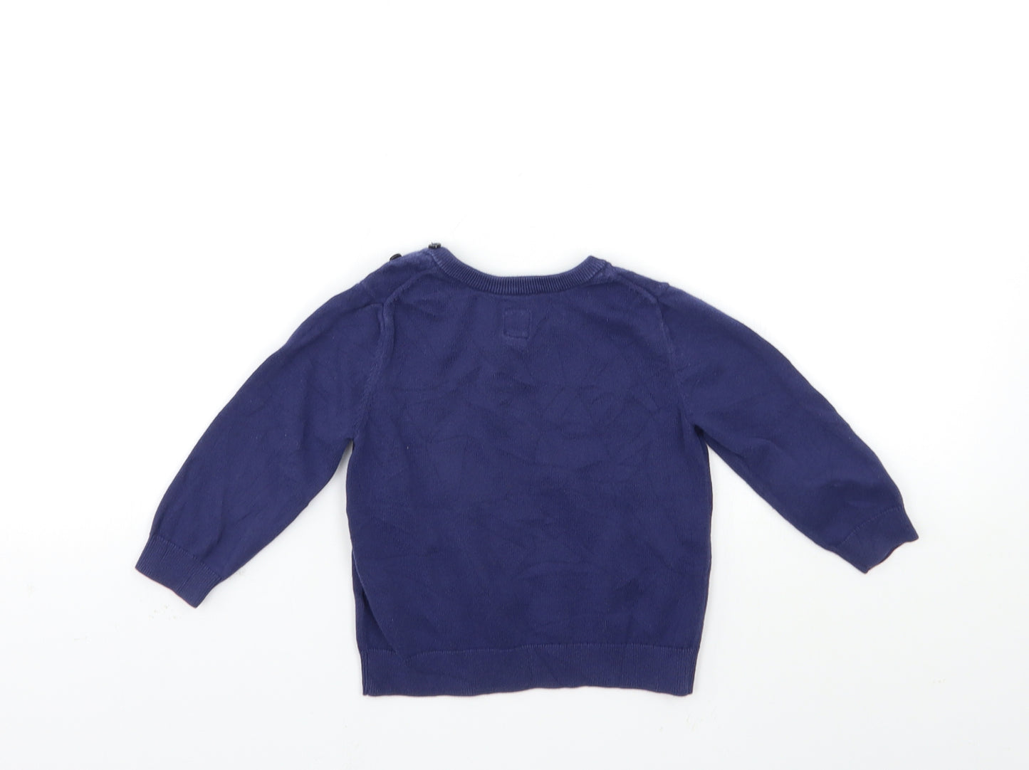 Gap Baby Blue   Pullover Jumper Size 18-24 Months  - frog