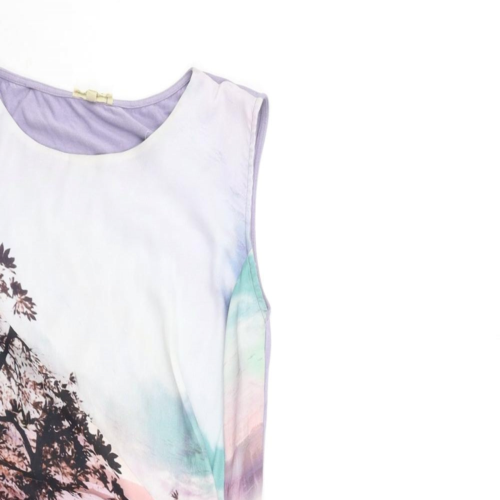 Phase Eight Womens Pink Floral  Basic Blouse Size 12