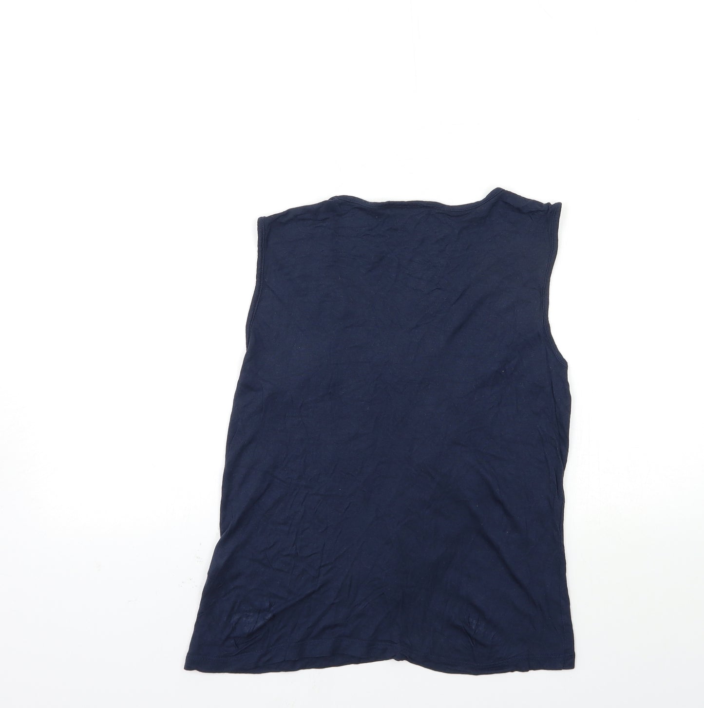 VERO MODA Womens Blue   Basic Tank Size M