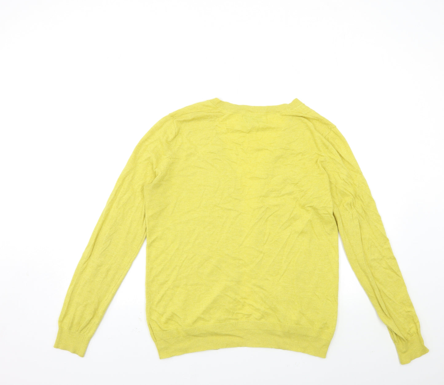 NEXT Womens Yellow  Knit Cardigan Jumper Size 10