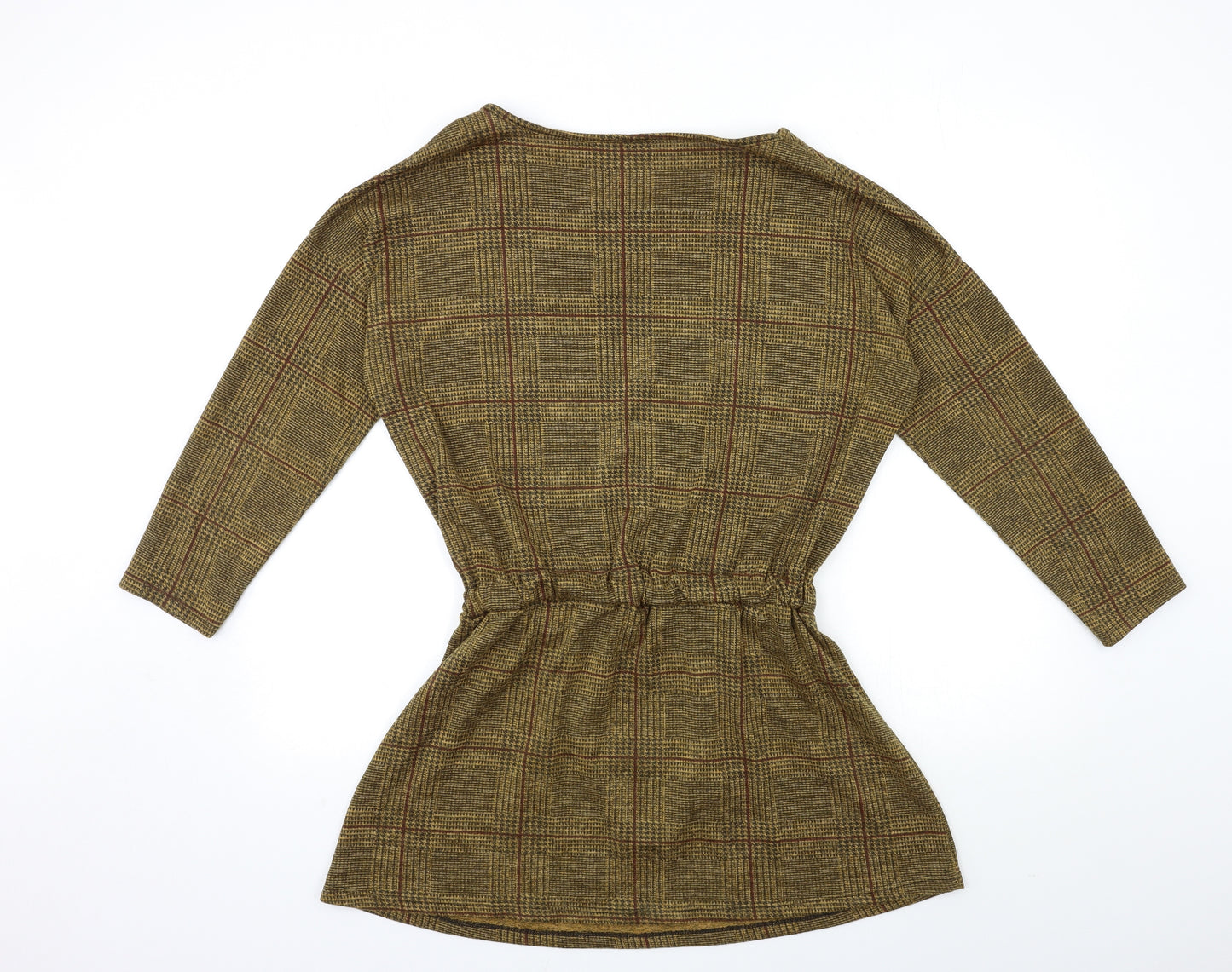 Preworn Womens Brown Check  Pullover Sweatshirt Size S