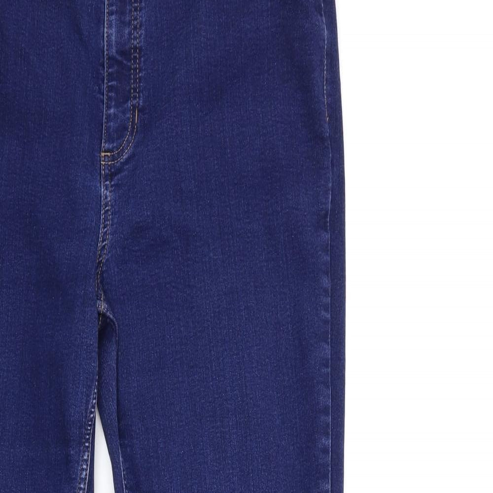 Marks and Spencer Womens Black  Denim Flared Jeans Size 18 L29 in