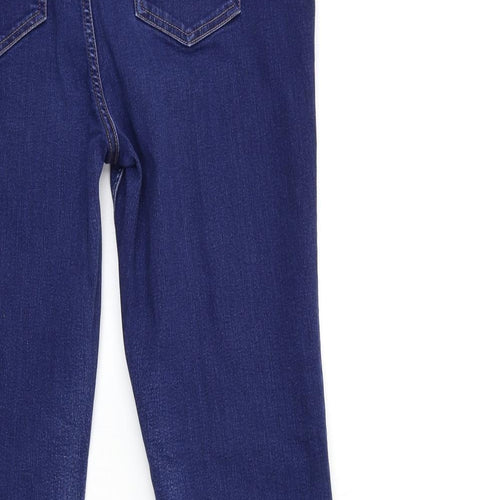 Marks and Spencer Womens Black  Denim Flared Jeans Size 18 L29 in