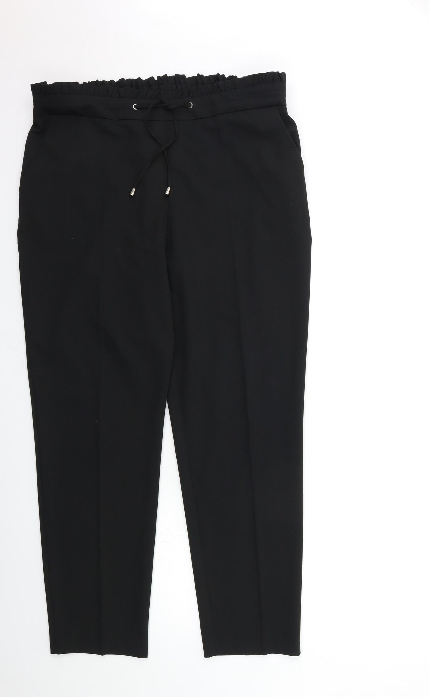 Tailored Womens Black   Trousers  Size 18 L30 in