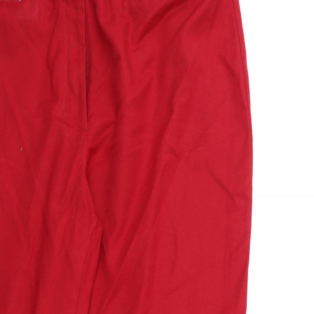 Long Tall Sally Womens Red   Trousers  Size 18 L30 in