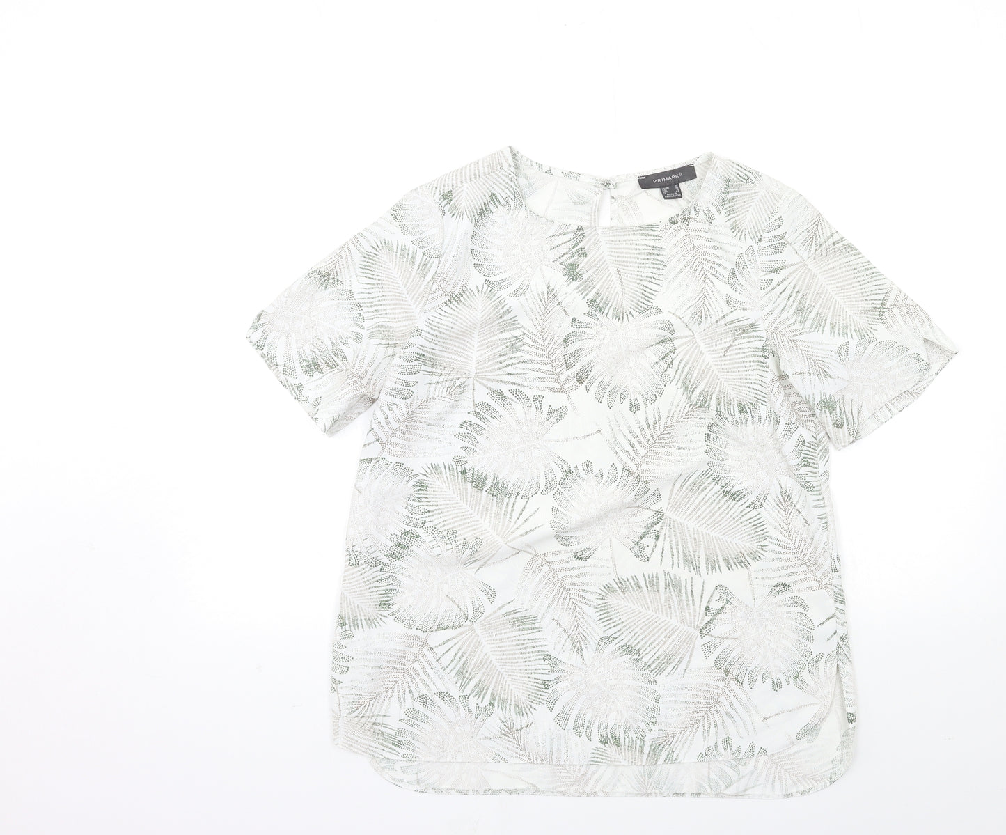 Primark Womens White   Basic Blouse Size 10