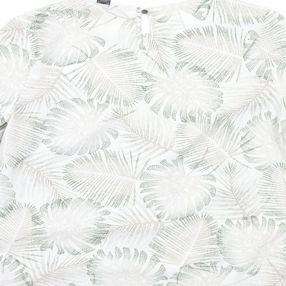 Primark Womens White   Basic Blouse Size 10