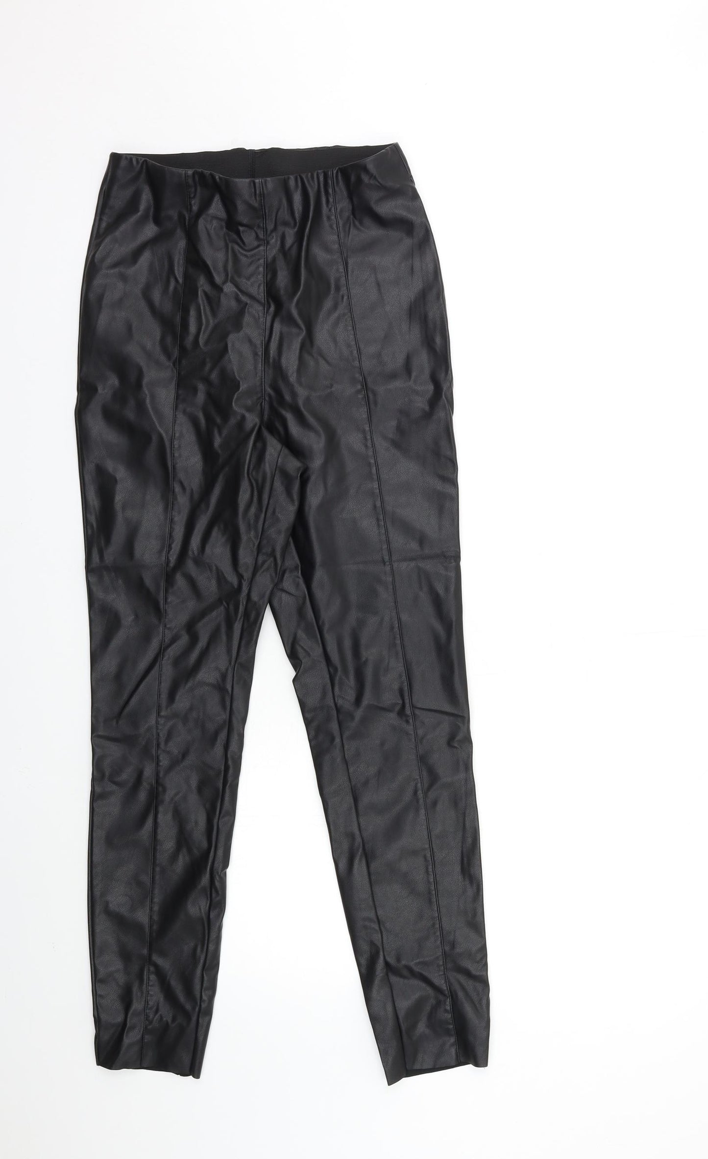 H&M Womens Black   Trousers  Size 12 L28 in