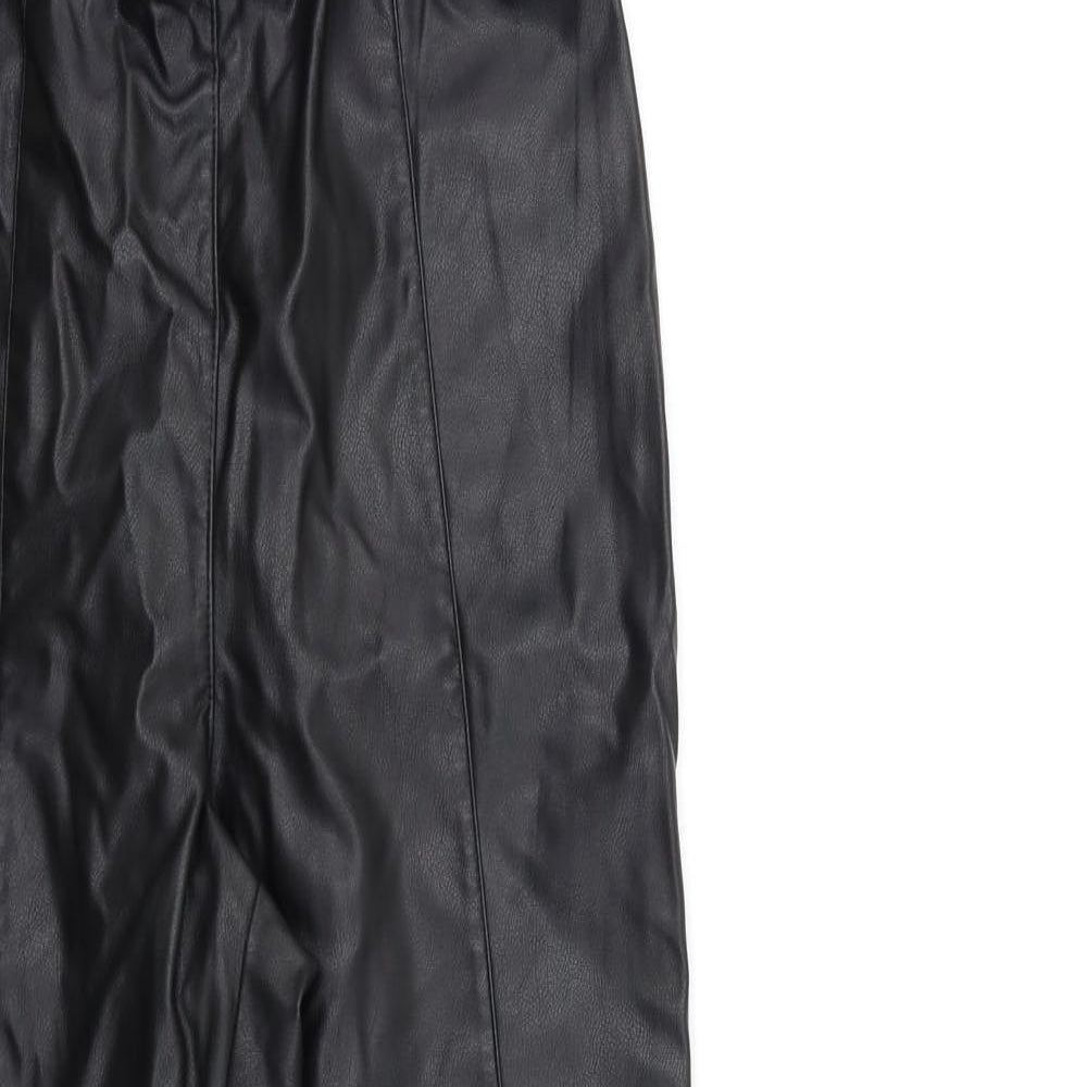 H&M Womens Black   Trousers  Size 12 L28 in