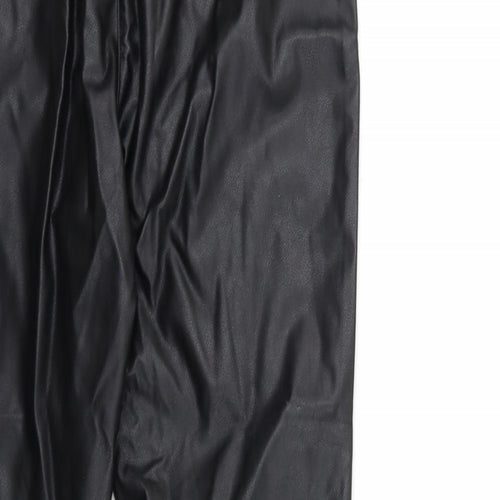 H&M Womens Black   Trousers  Size 12 L28 in