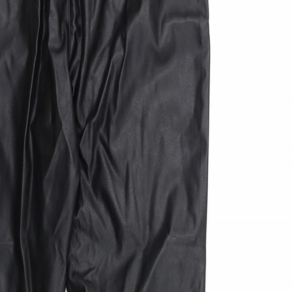 H&M Womens Black   Trousers  Size 12 L28 in