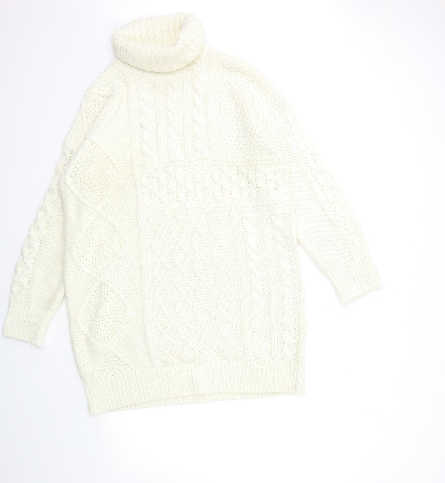 George Womens White   Jumper Dress  Size L