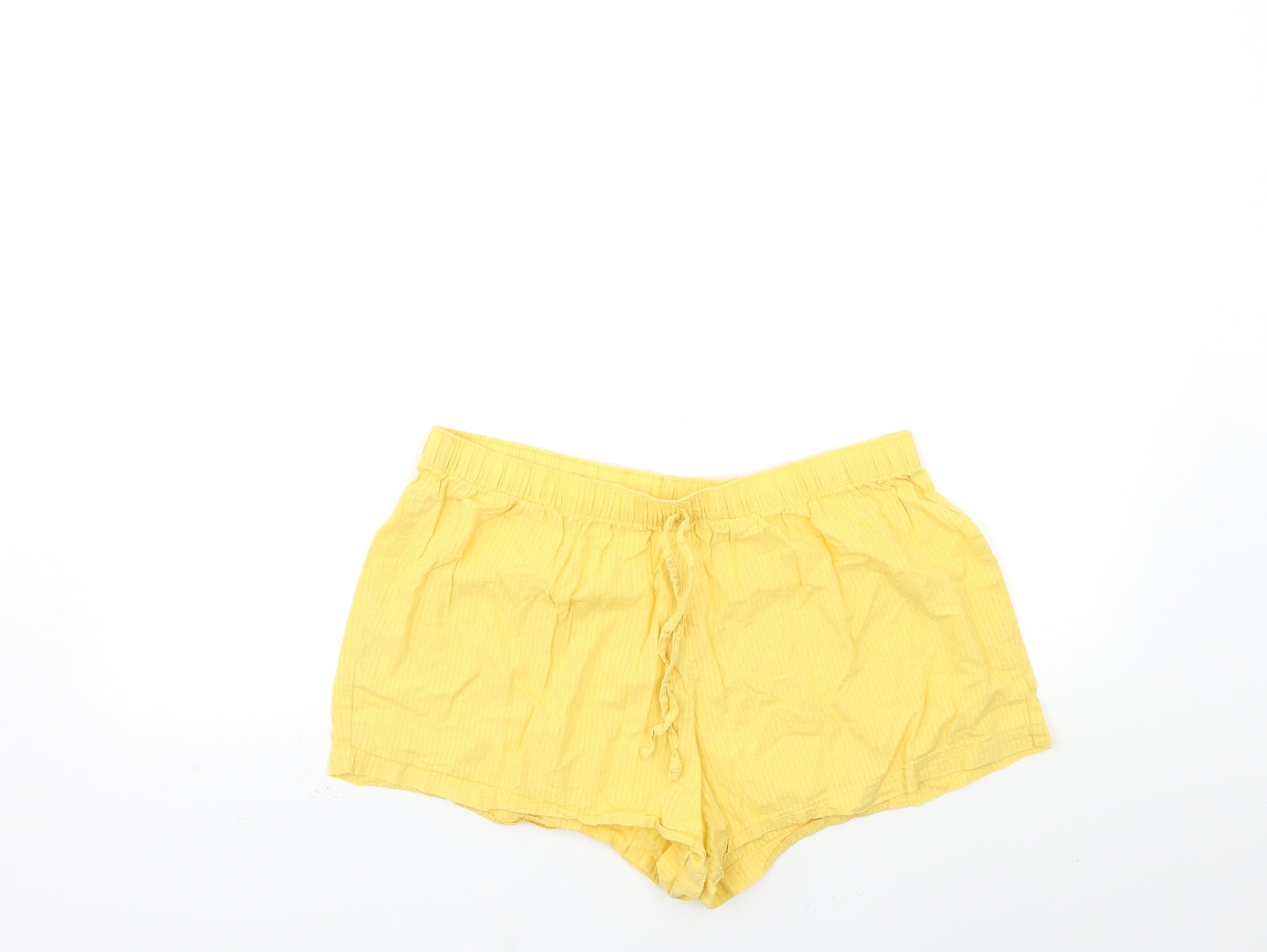 George Womens Yellow   Hot Pants Shorts Size 12