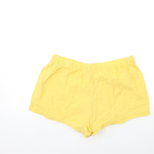 George Womens Yellow   Hot Pants Shorts Size 12