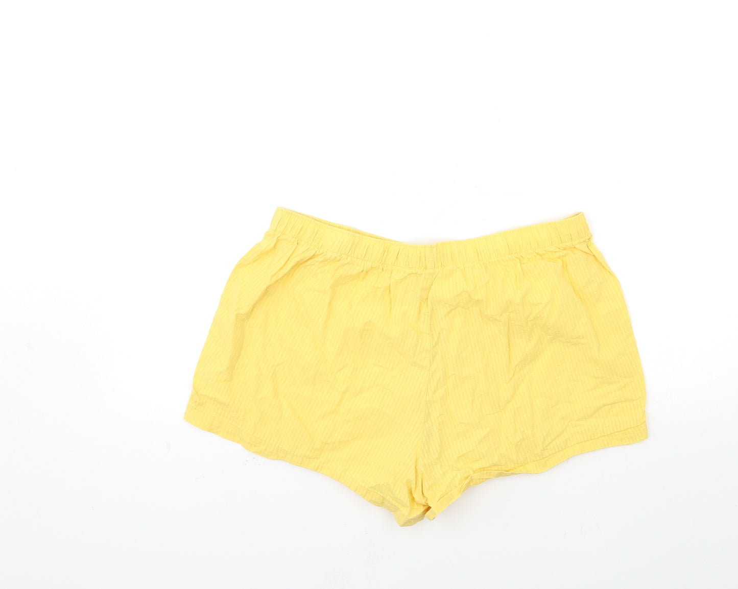 George Womens Yellow   Hot Pants Shorts Size 12
