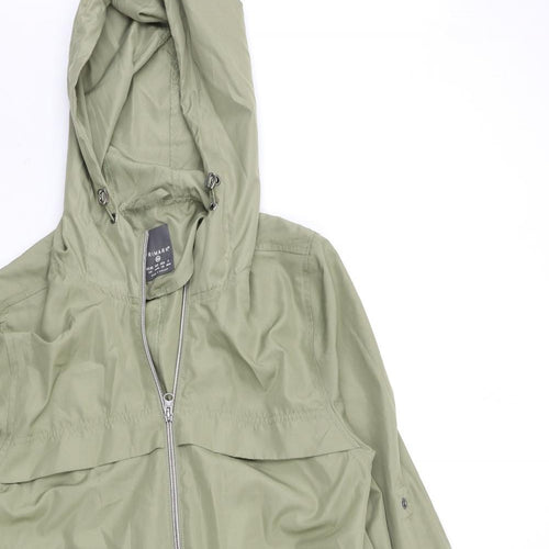 Primark Womens Green   Overcoat Coat Size 6