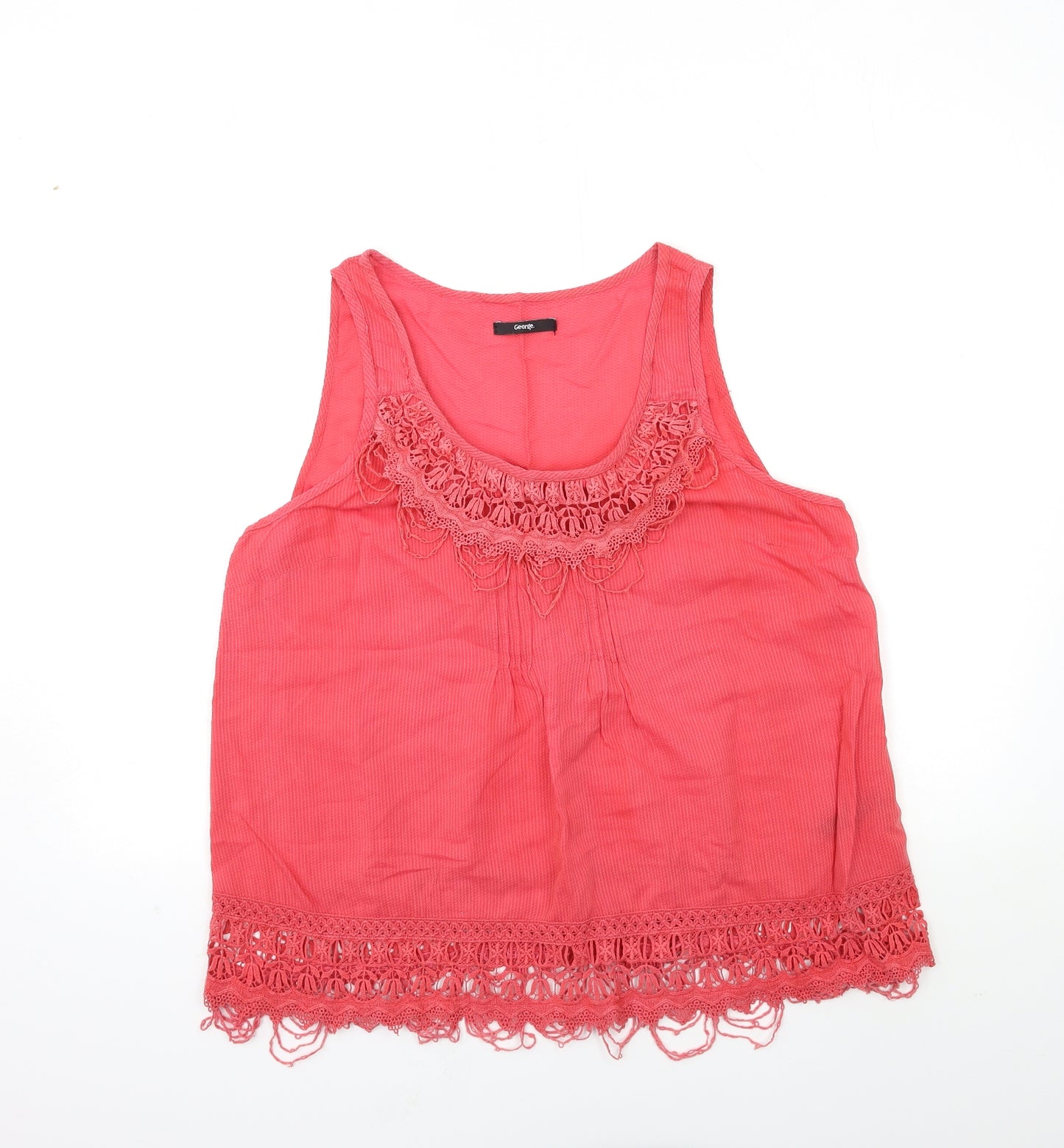 George Womens Red   Basic Tank Size 18
