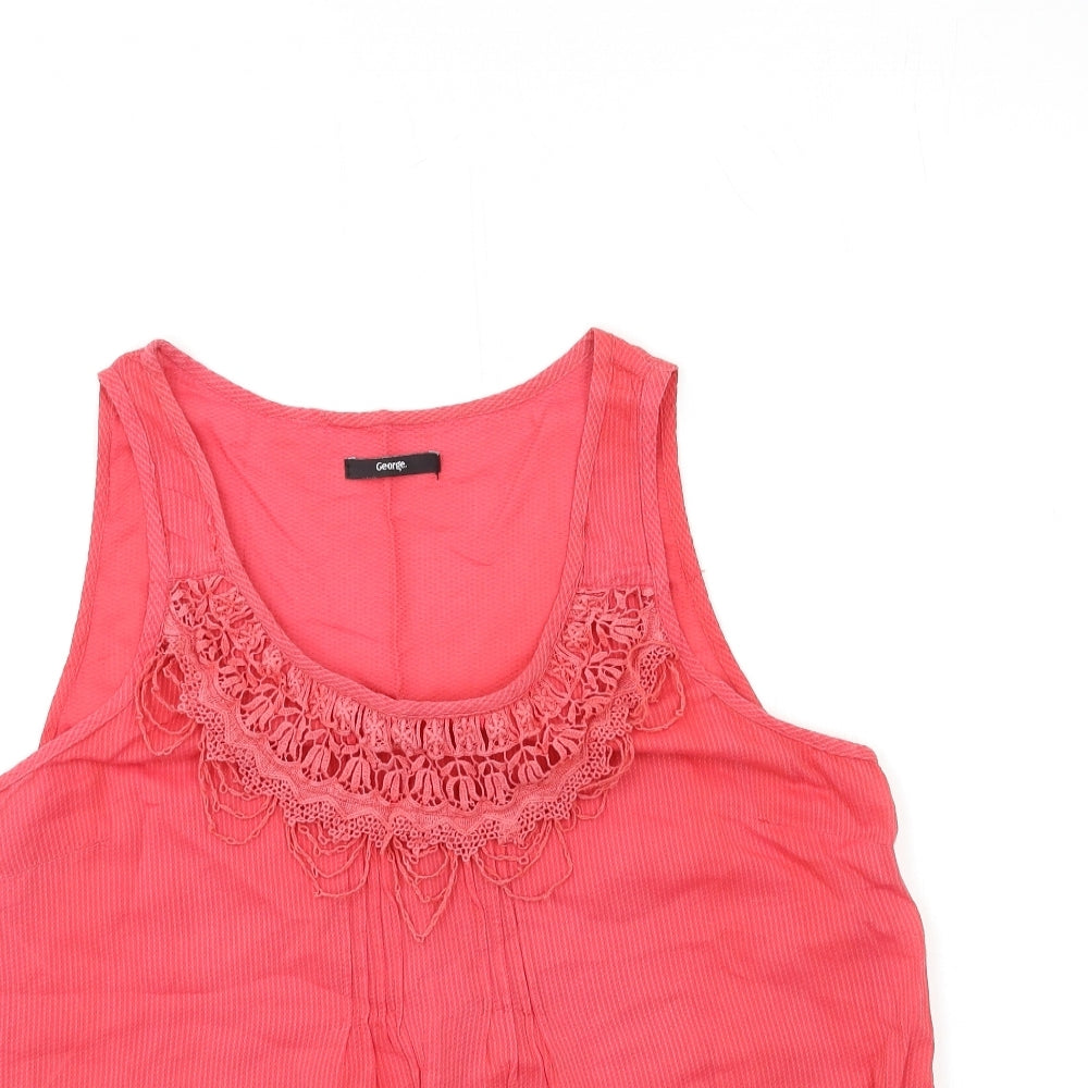 George Womens Red   Basic Tank Size 18