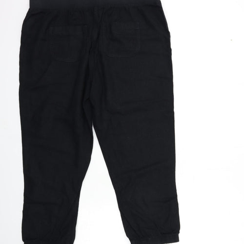 George Womens Black   Trousers  Size 16 L28 in