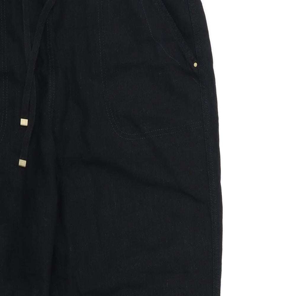 George Womens Black   Trousers  Size 16 L28 in