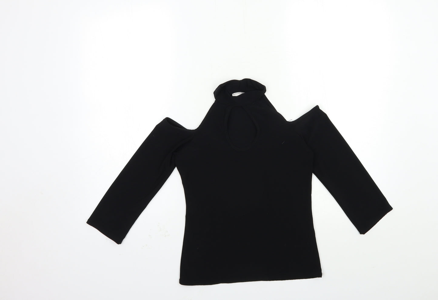 Blue Banana Womens Black   Basic T-Shirt Size 12