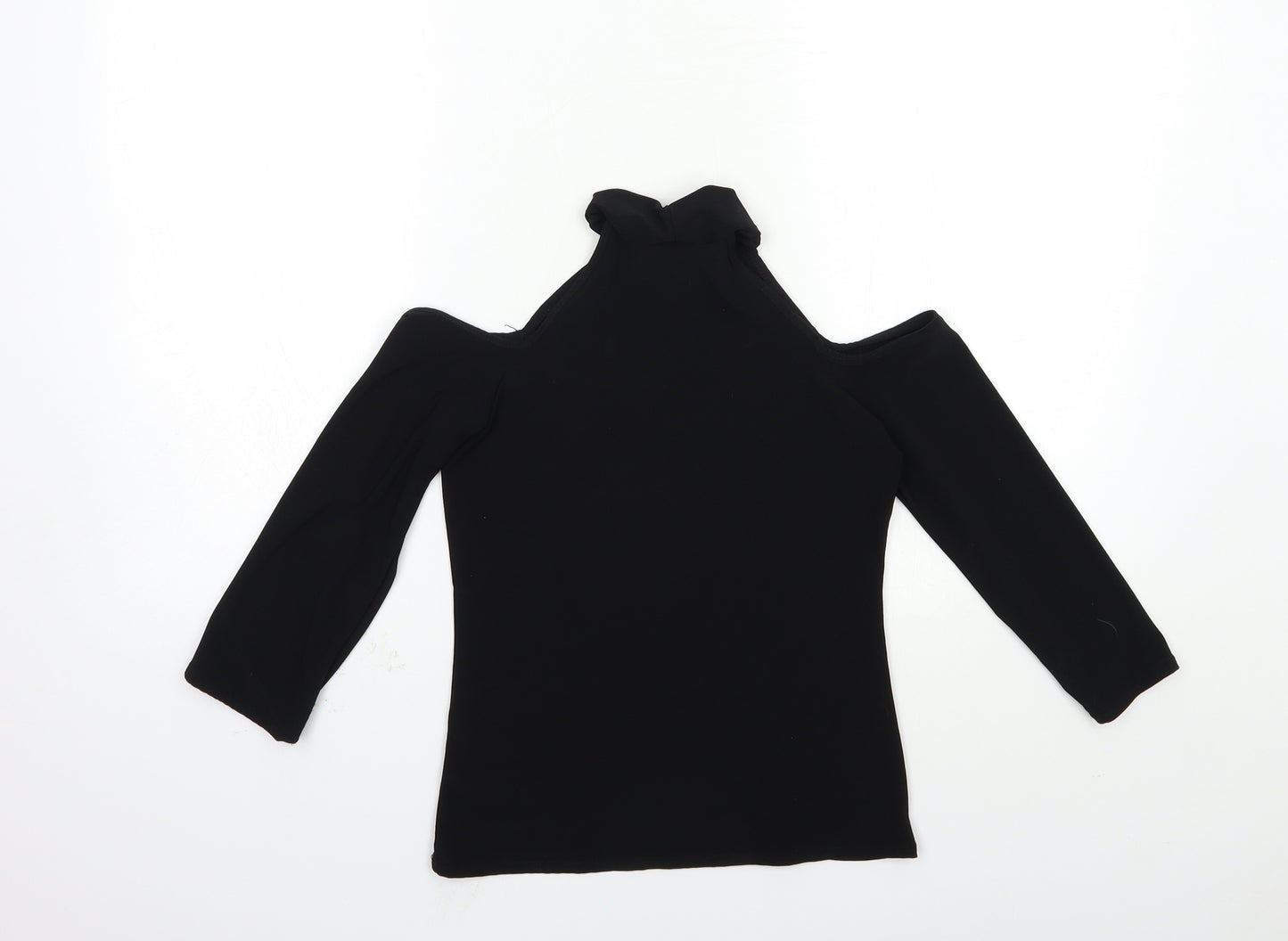 Blue Banana Womens Black   Basic T-Shirt Size 12