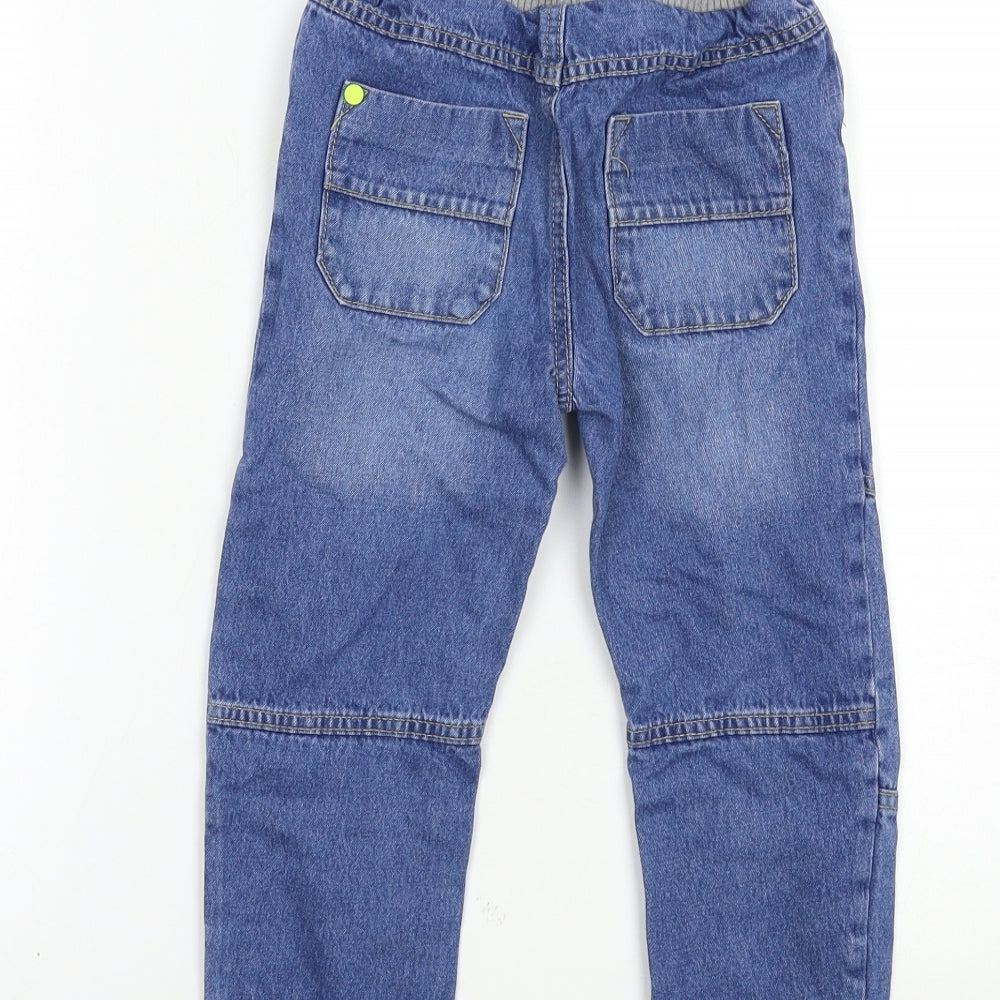 George Boys Blue  Denim Straight Jeans Size 3-4 Years