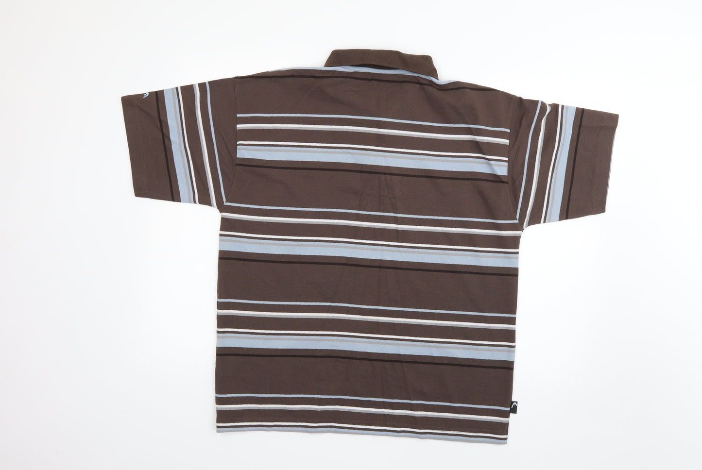 HEAD Mens Multicoloured Striped   Polo Size M