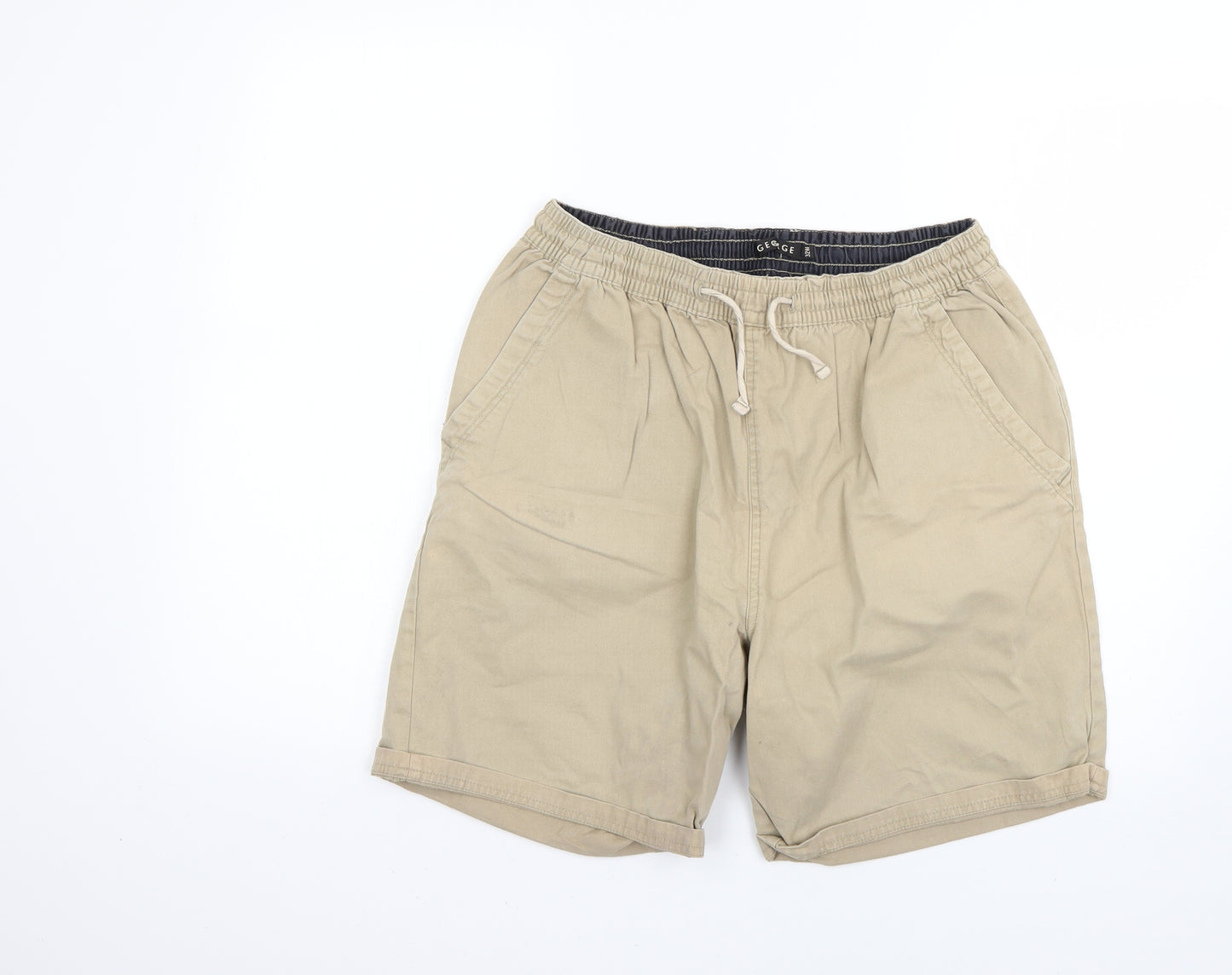 George Mens Beige   Chino Shorts Size 32