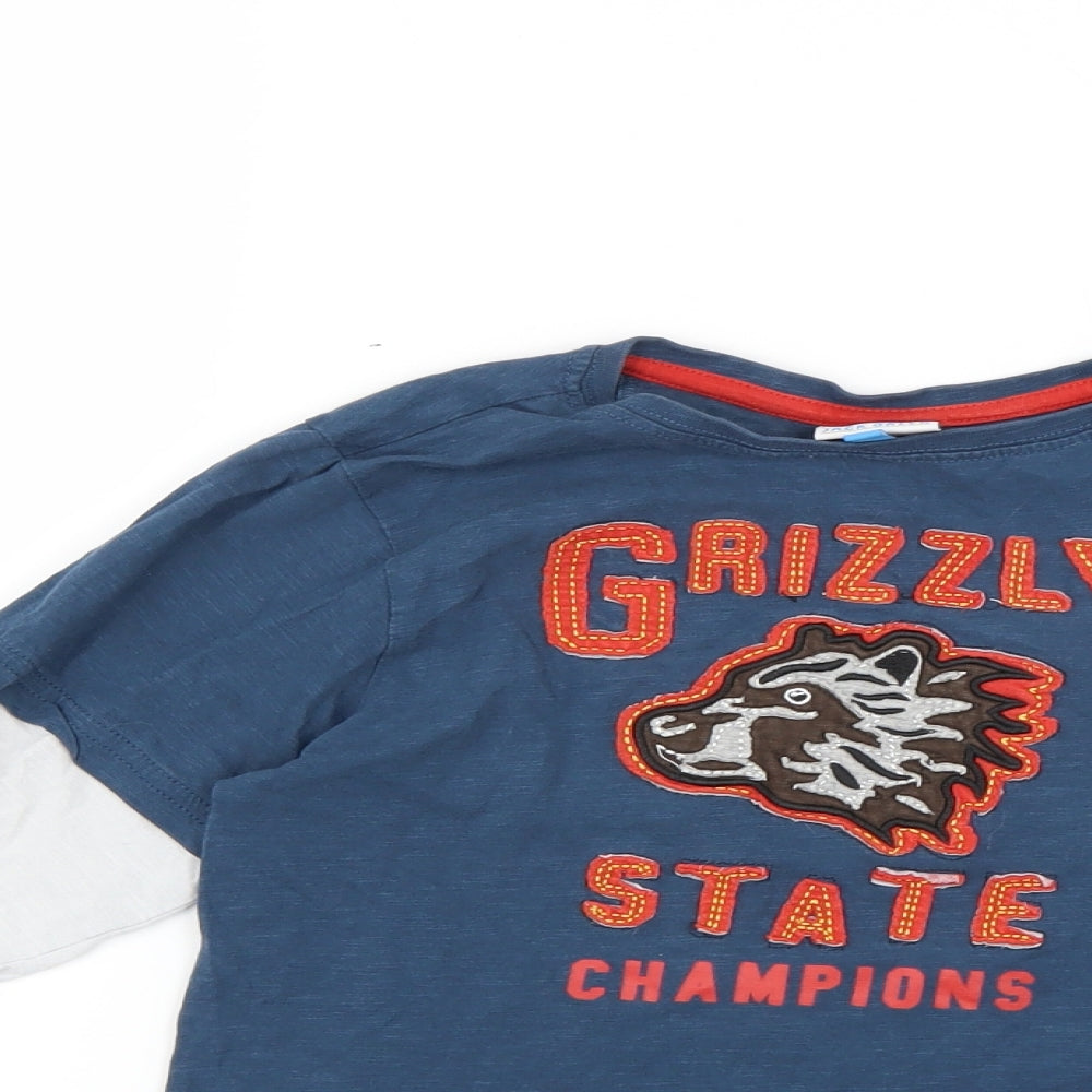 jack green Boys Multicoloured   Basic T-Shirt Size 9-10 Years
