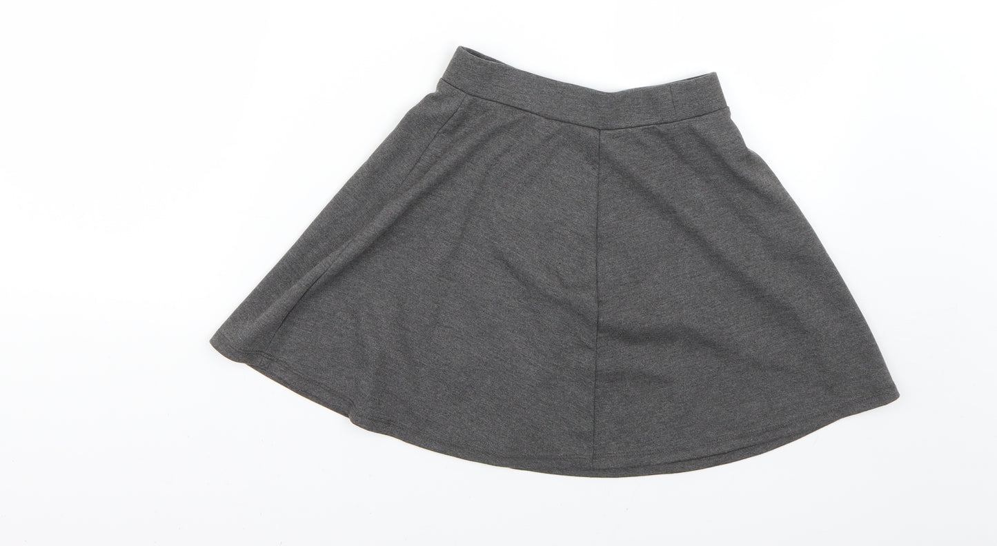 George Girls Grey   Flare Skirt Size 7-8 Years