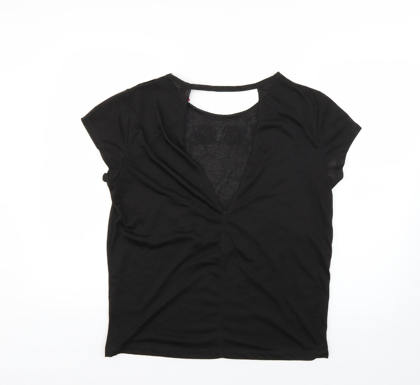 H&M Womens Black   Basic Blouse Size 14