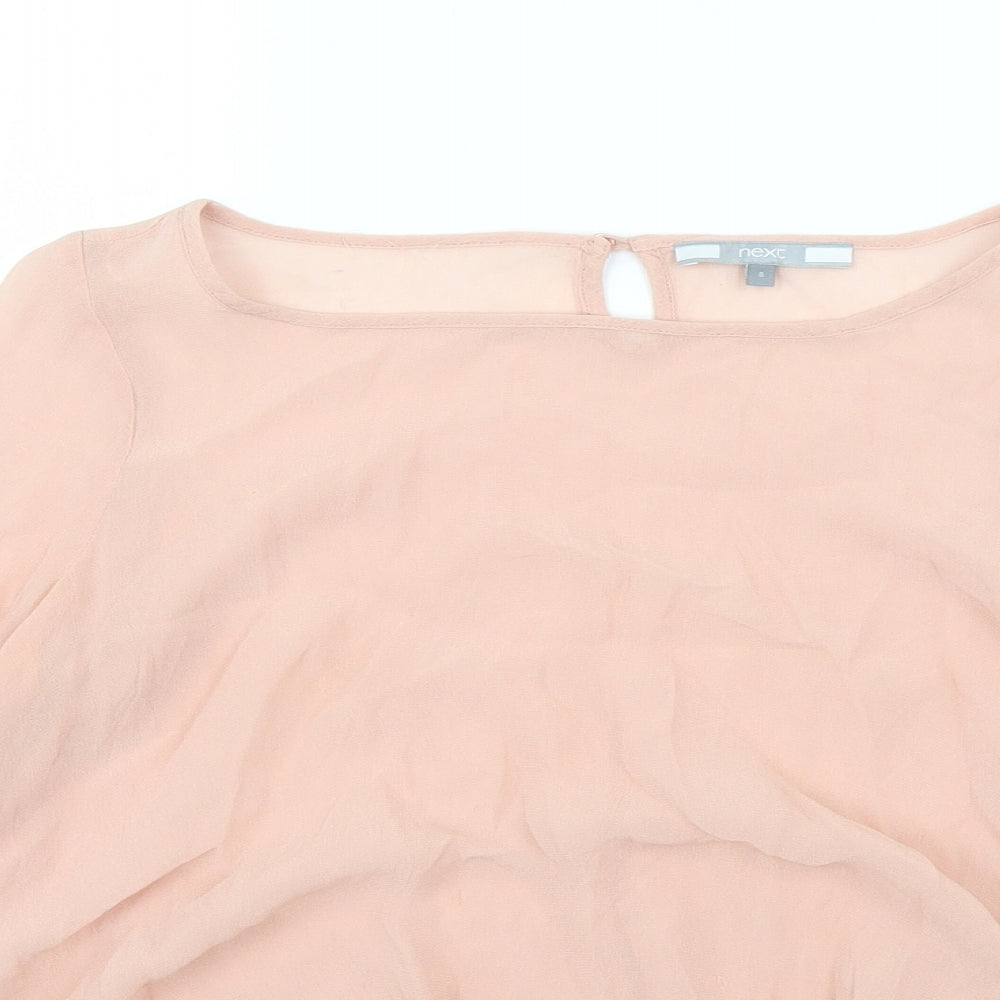 NEXT Womens Pink   Basic Blouse Size 8