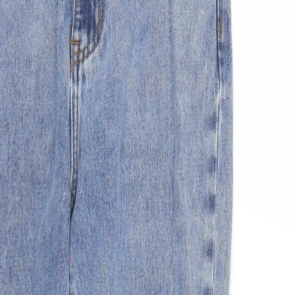 Missguided Womens Blue   Straight Jeans Size 8 L28 in