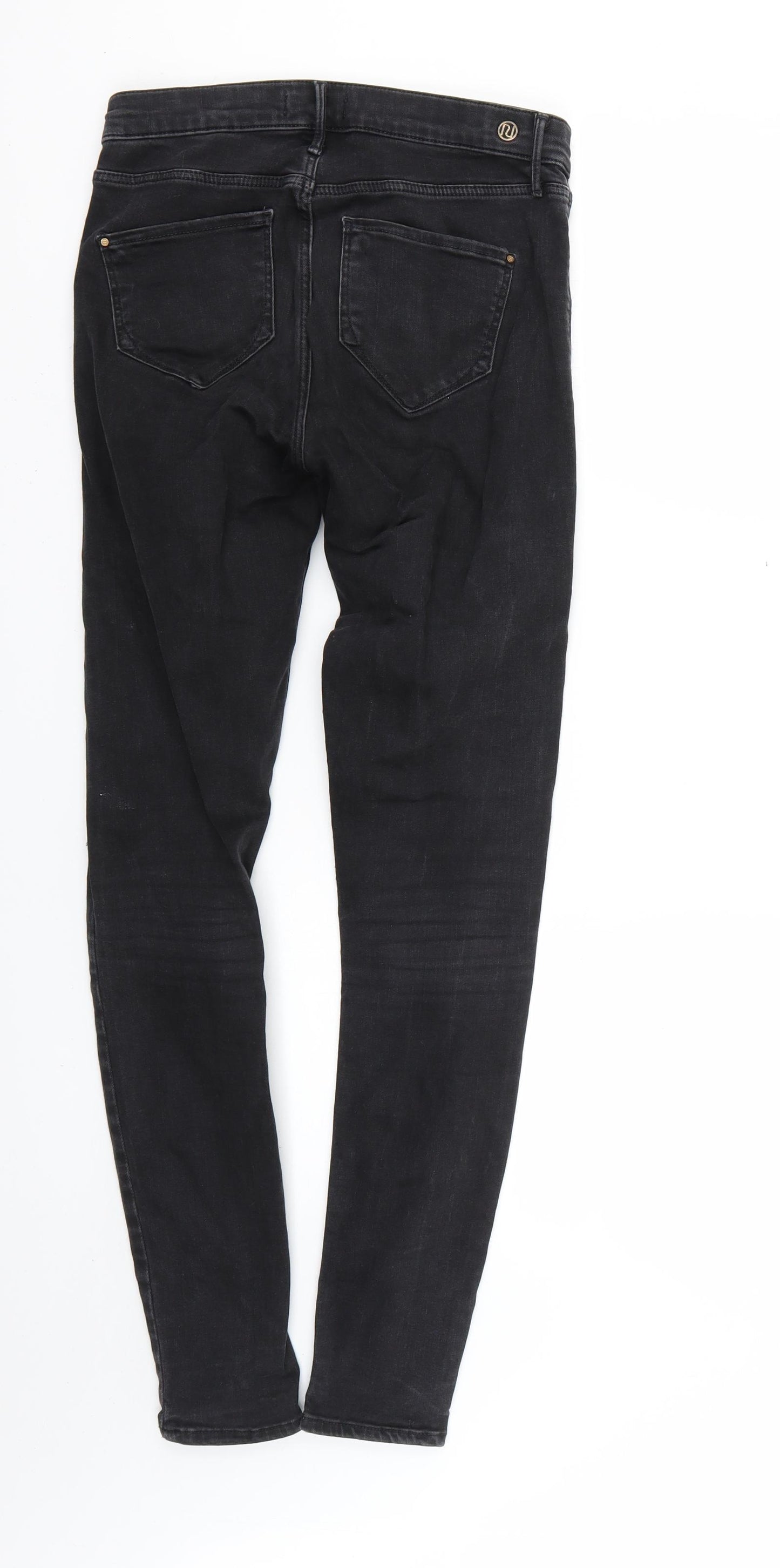River Island Womens Black   Skinny Jeans Size 8 L28 in