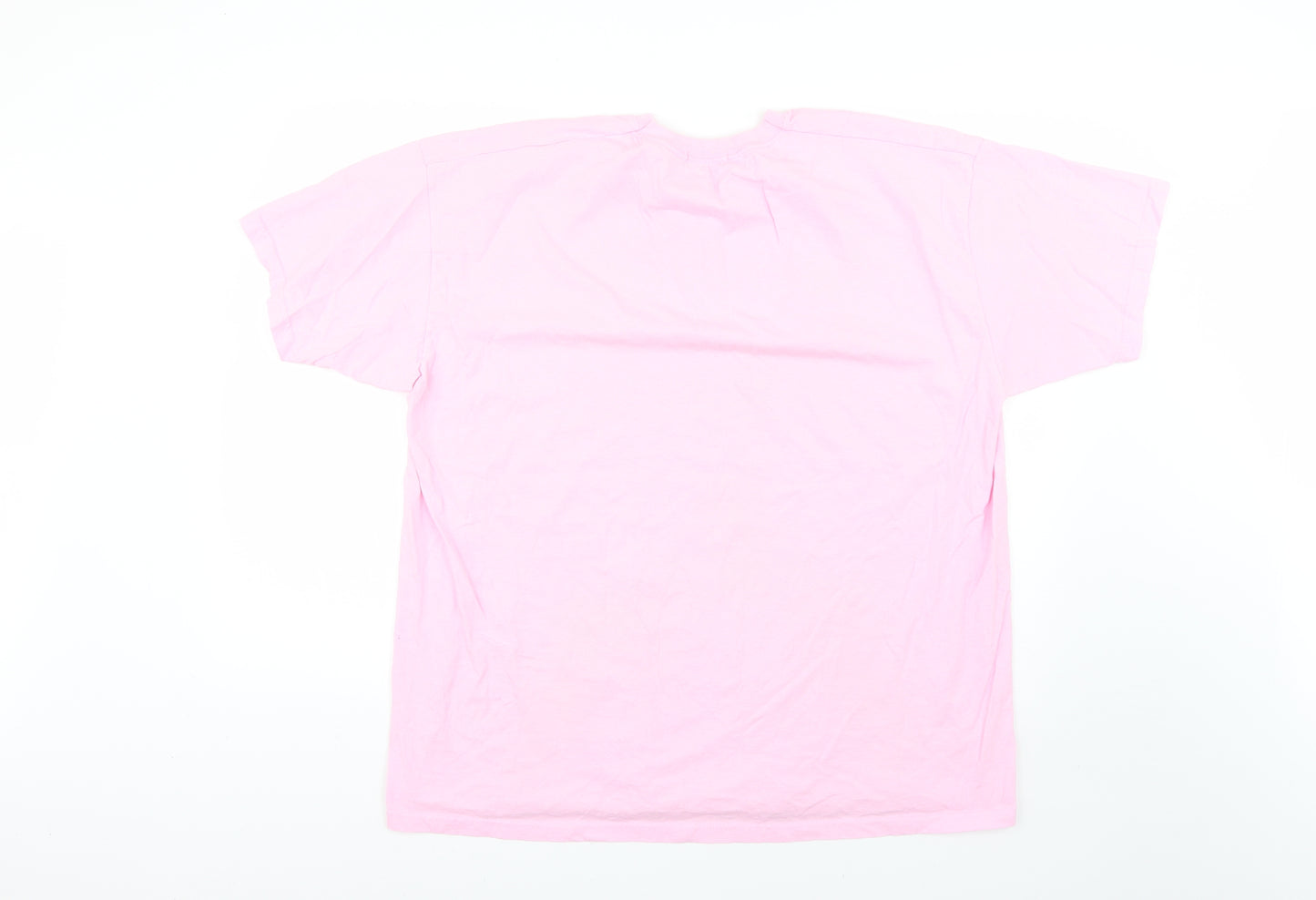 PRETTYLITTLETHING Womens Pink   Basic T-Shirt Size 2XL
