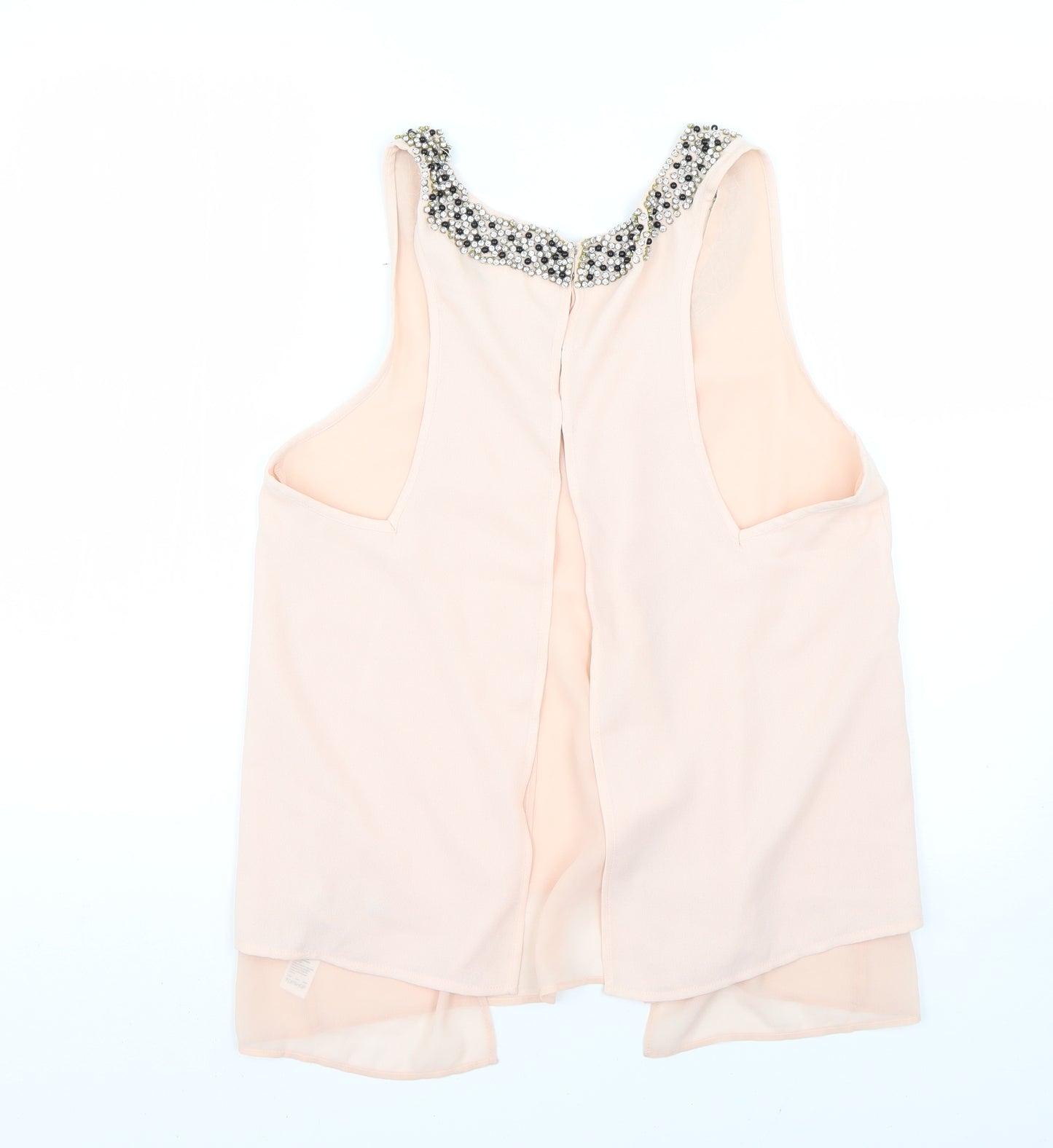 Topshop Womens Pink   Basic Blouse Size 10