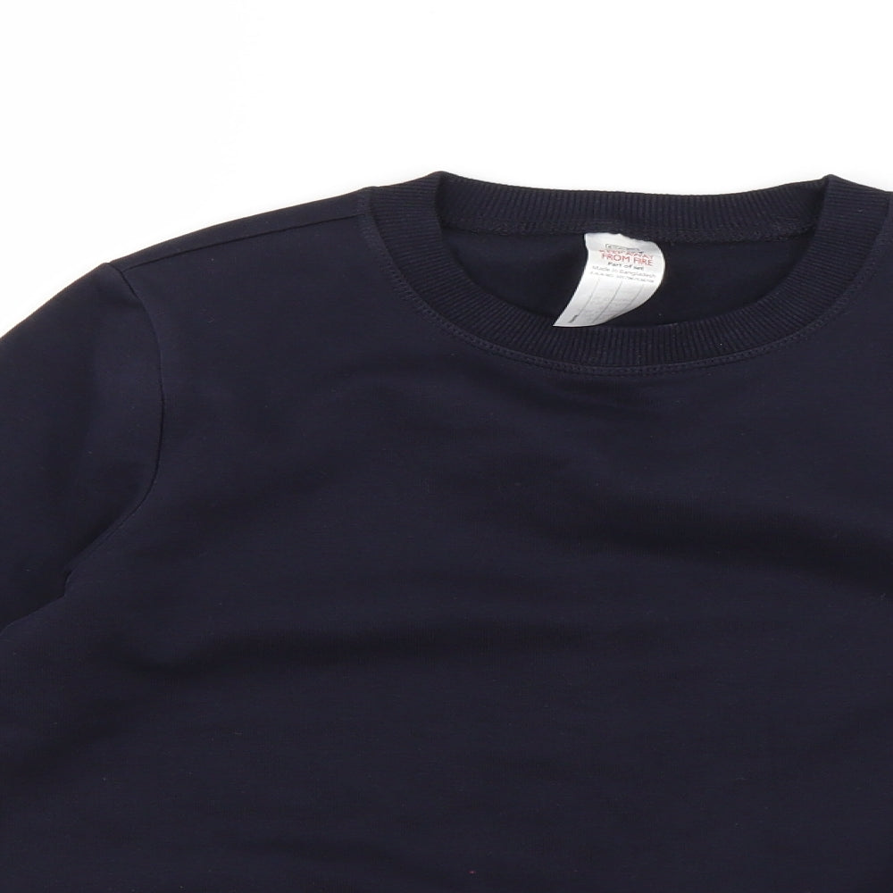 F&F Boys Blue   Pullover Jumper Size 9-10 Years