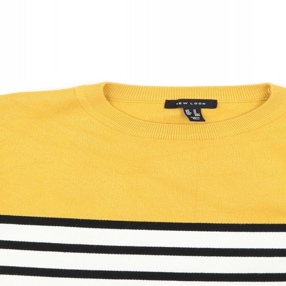 New Look Womens Multicoloured Striped  Pullover Jumper Size M
