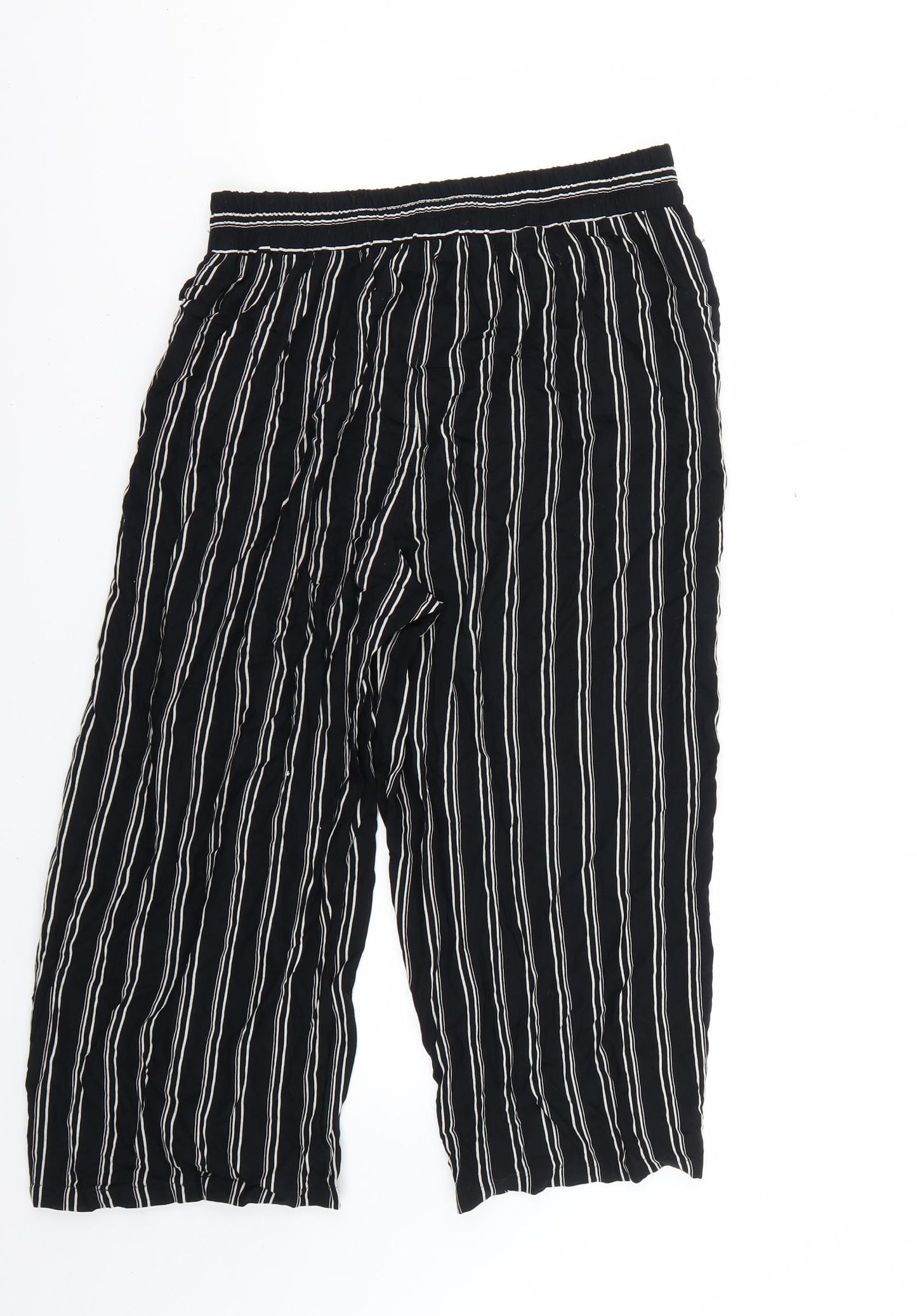 pep&co Womens Multicoloured Striped  Trousers  Size 8 L20 in
