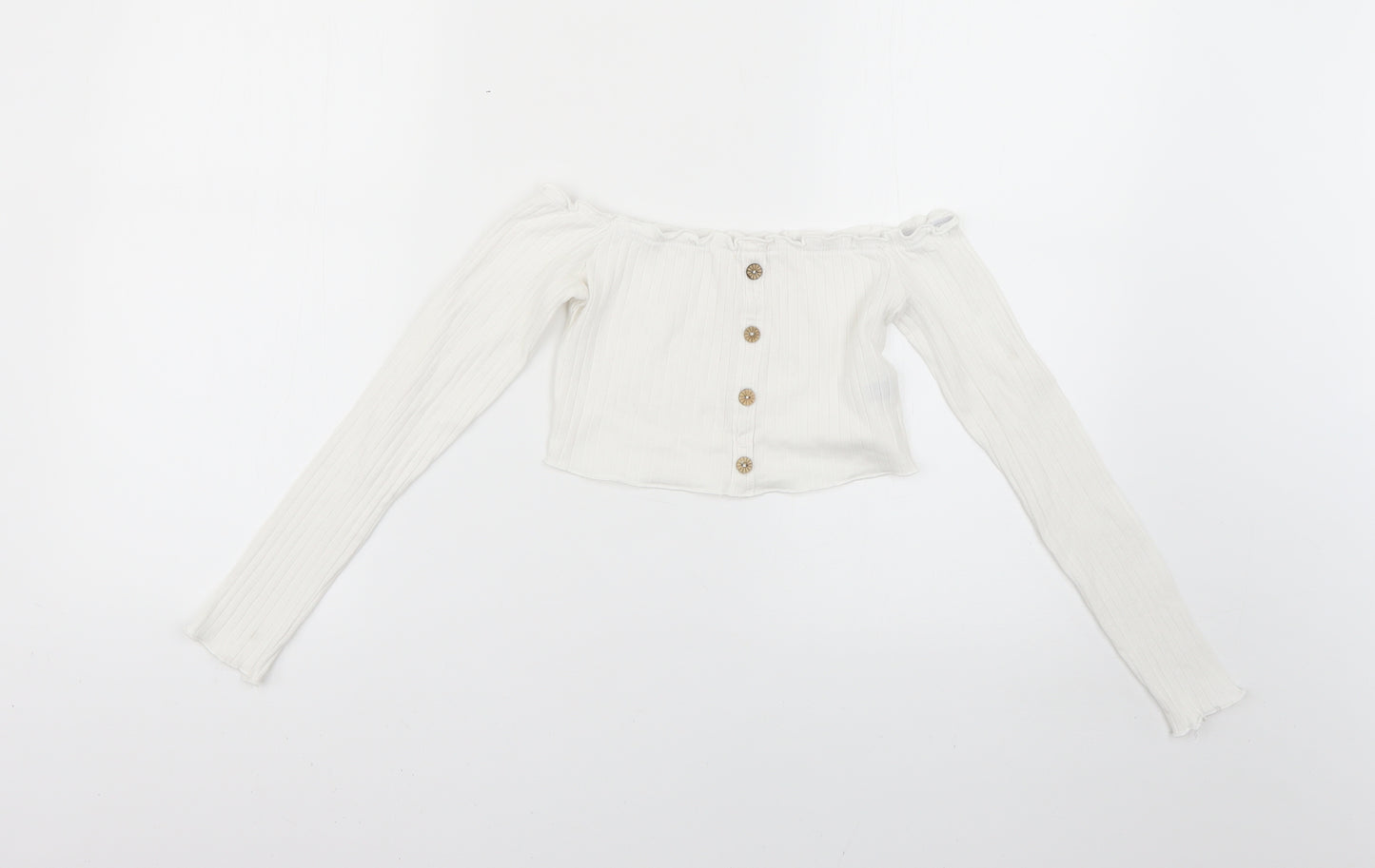 SheIn Womens White   Basic Blouse Size XS