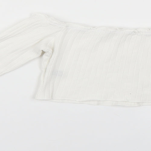 SheIn Womens White   Basic Blouse Size XS