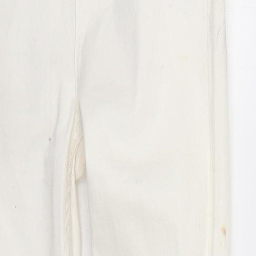 New Look Womens White   Skinny Jeans Size 8 L25 in