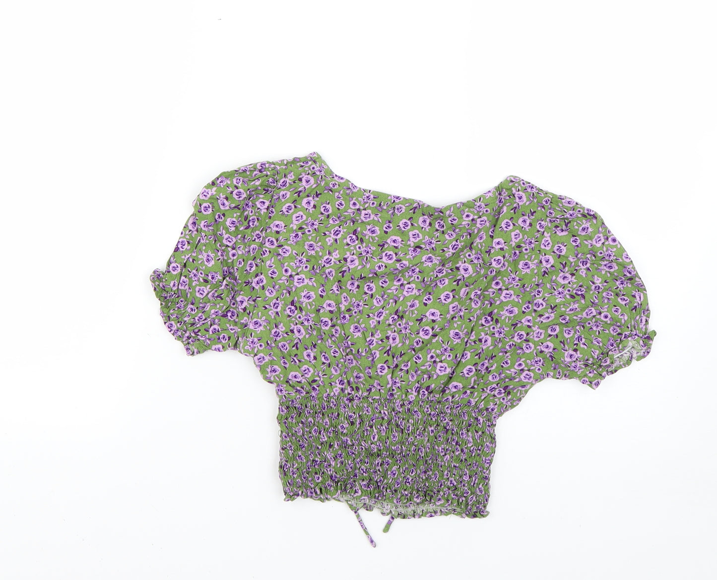 Motel Womens Multicoloured Floral  Basic Blouse Size 2XS