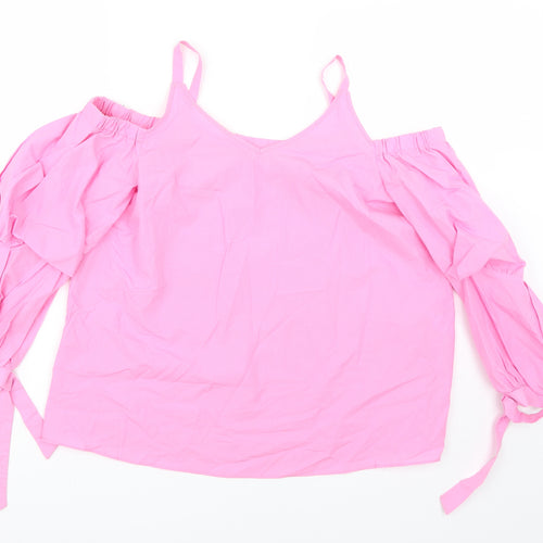 River Island Womens Pink   Basic Blouse Size 12