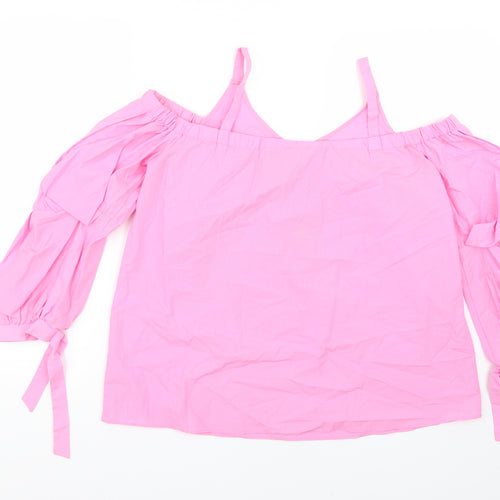 River Island Womens Pink   Basic Blouse Size 12