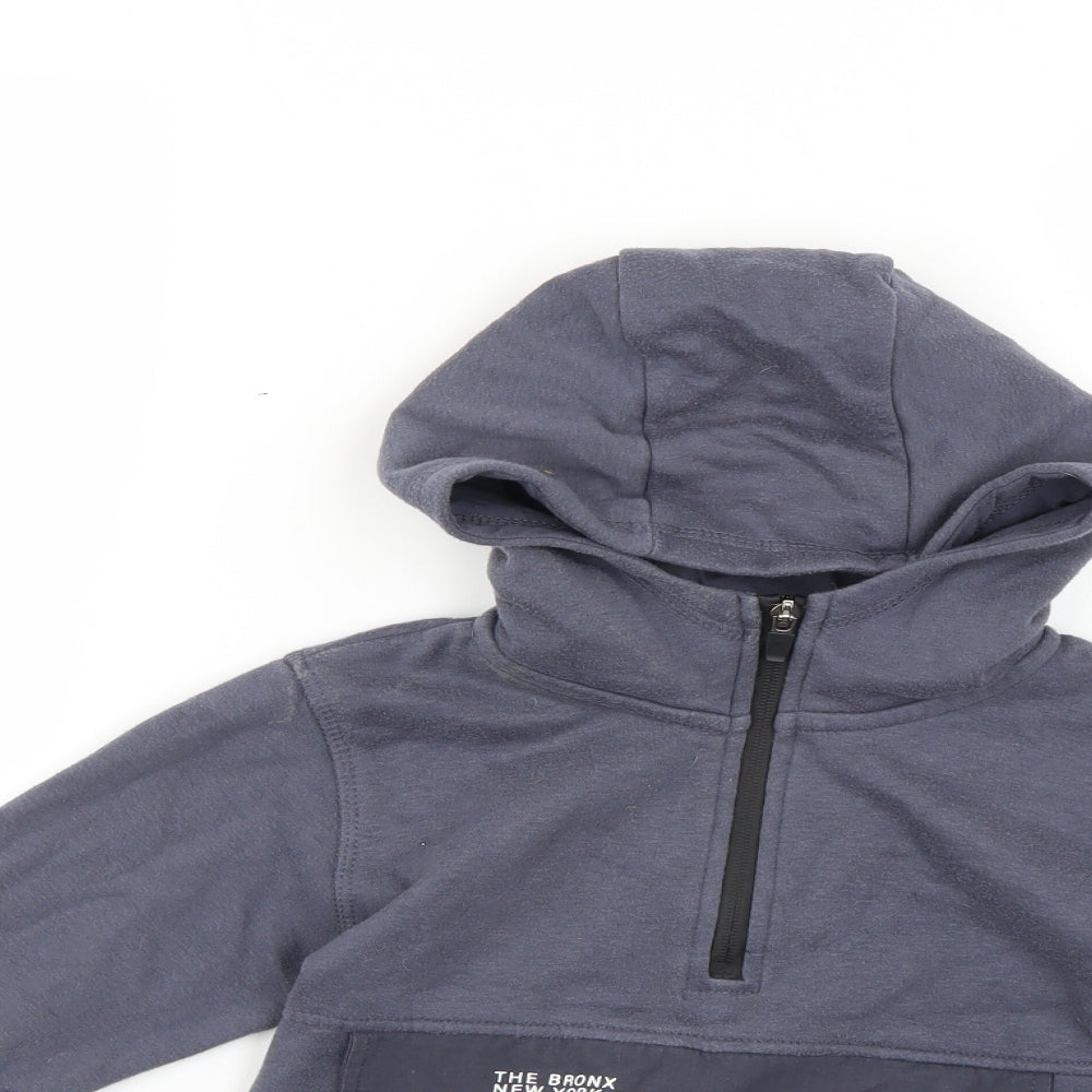 Matalan Boys Blue   Full Zip Hoodie Size 8 Years